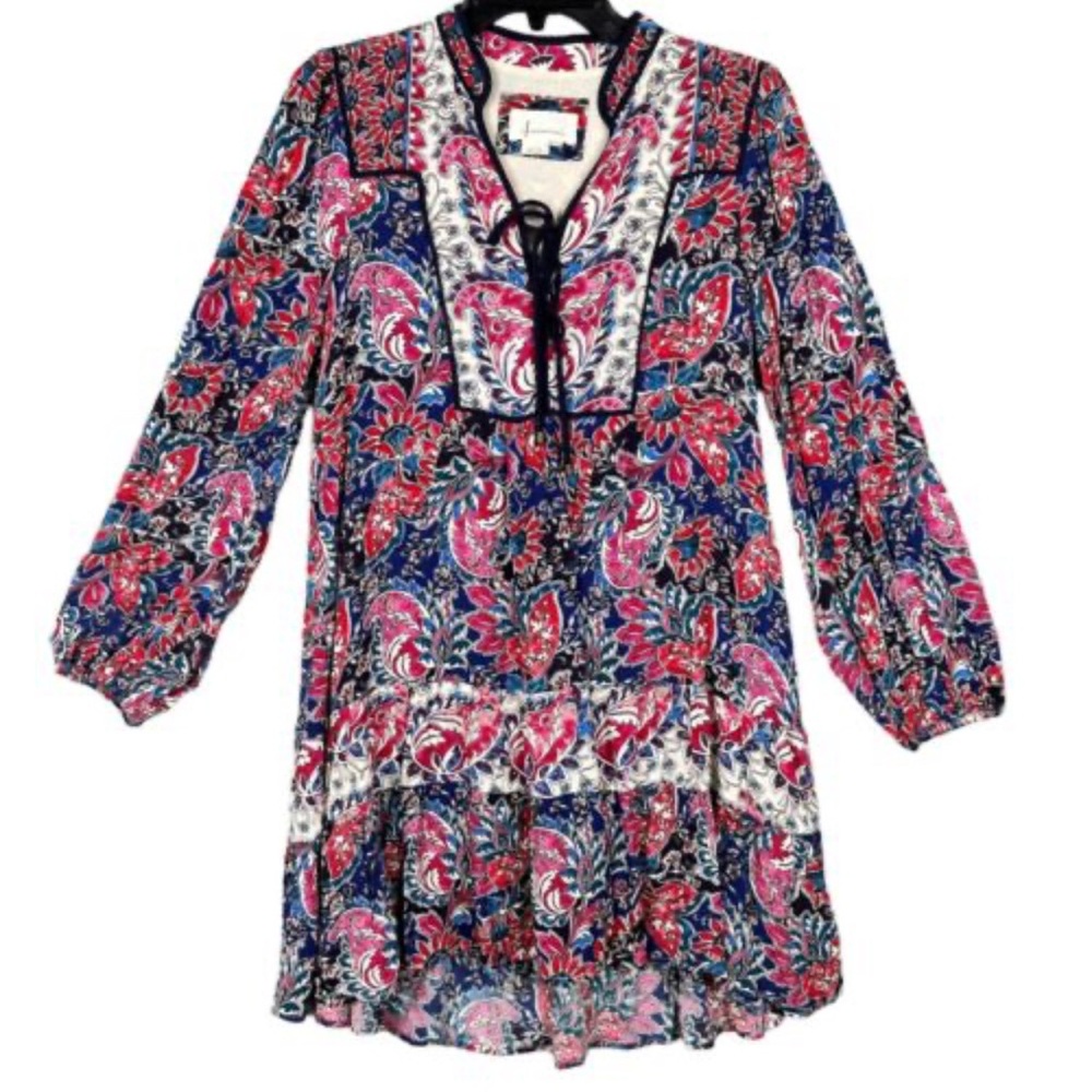 Anthropology Beautiful Paisley Print Dress